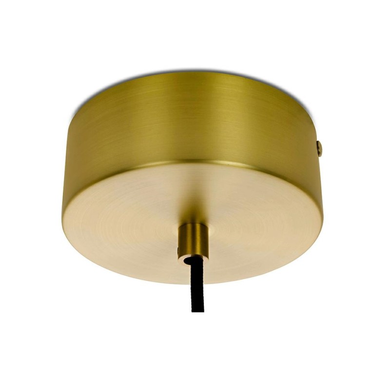 Lampa wisząca CHAPLIN 360 mosiądz - LED, szkło