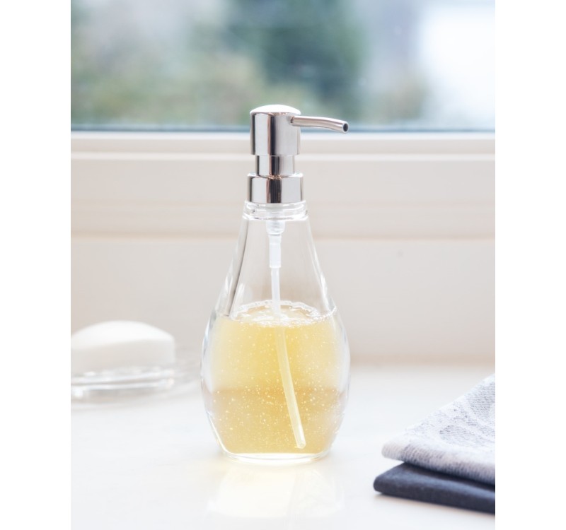 UMBRA dozownik do mydła DROPLET przezroczysty