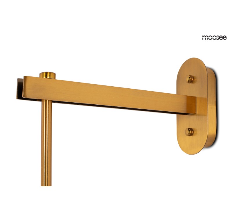 MOOSEE lampa ścienna LAMPION złota