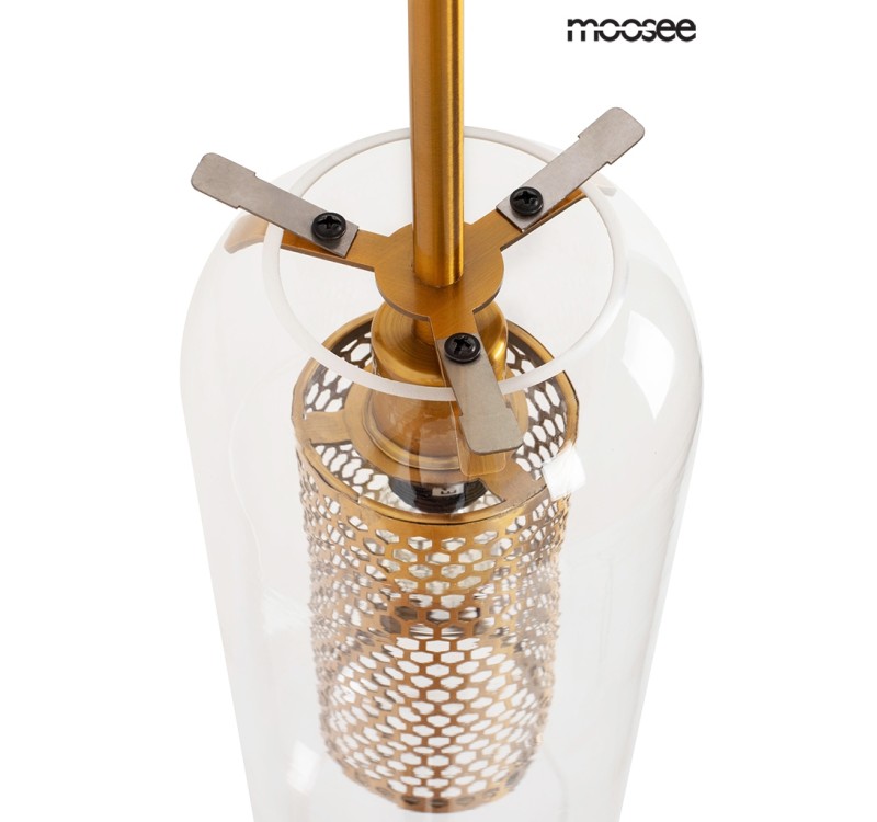 MOOSEE lampa ścienna LAMPION złota