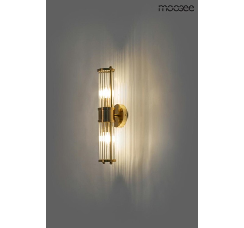 MOOSEE lampa ścienna PILAR TWIN złota