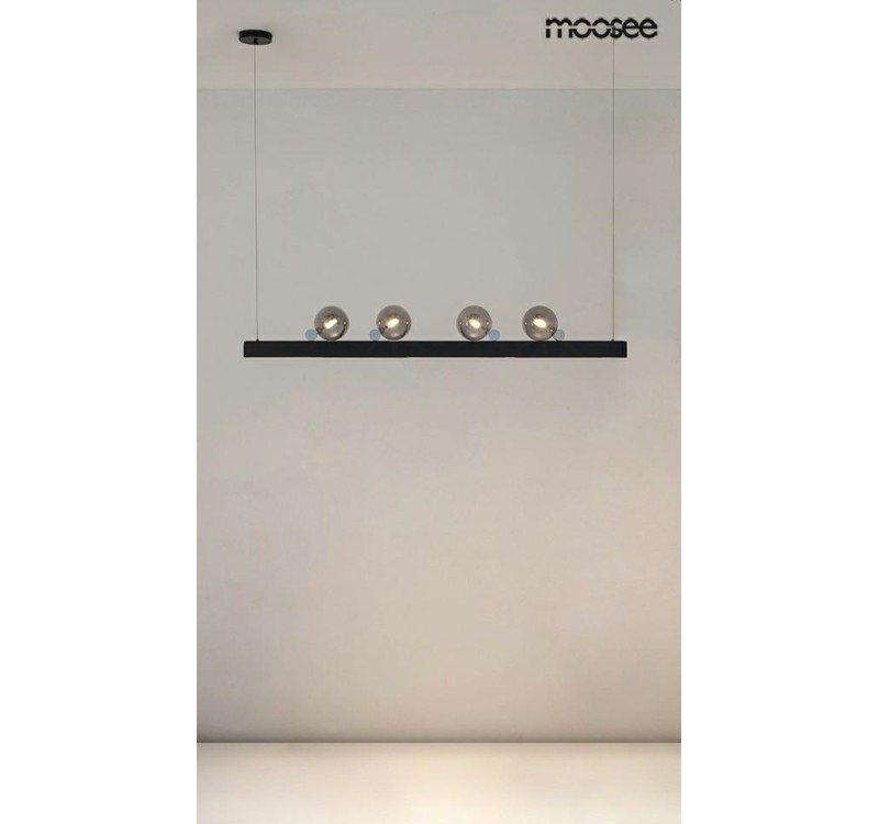 MOOSEE lampa wisząca LINEAL czarna