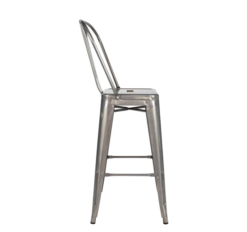 Krzesło barowe TOWER BIG BACK 66 (Paris) metal