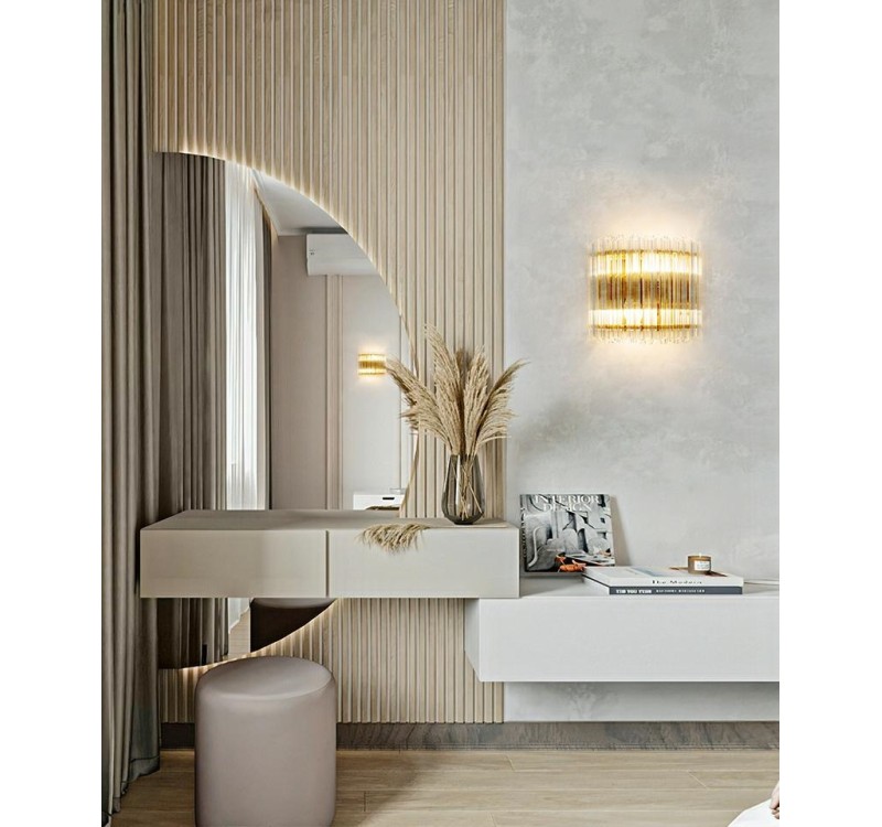 MOOSEE lampa ścienna PALACE złota