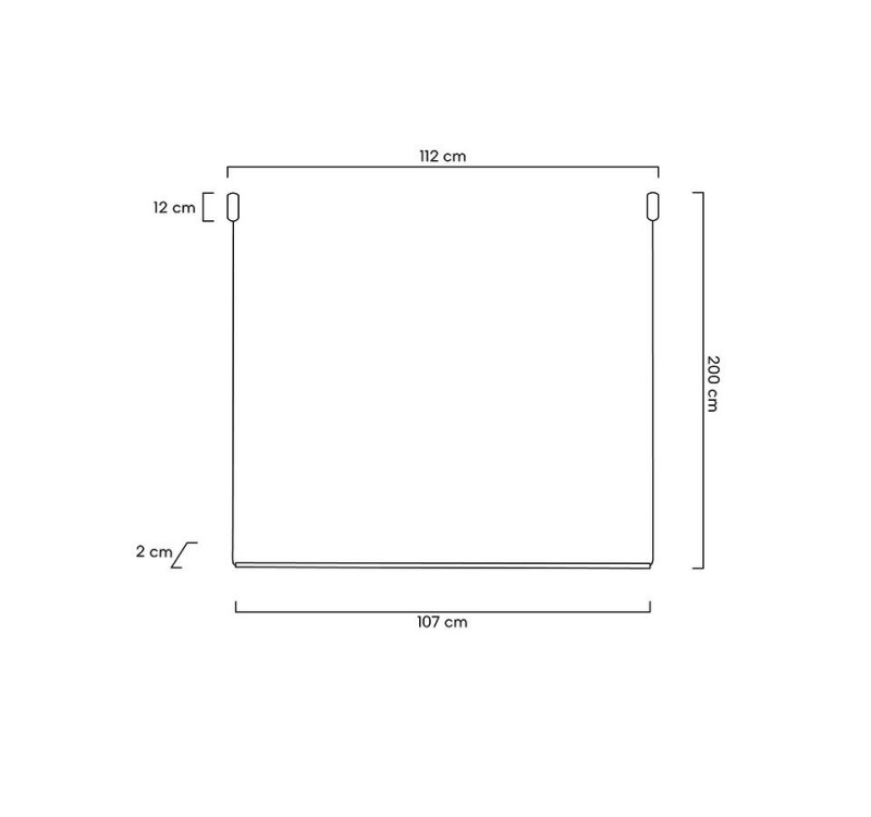 MOOSEE lampa wisząca OMBRE LEVEL 100 biała