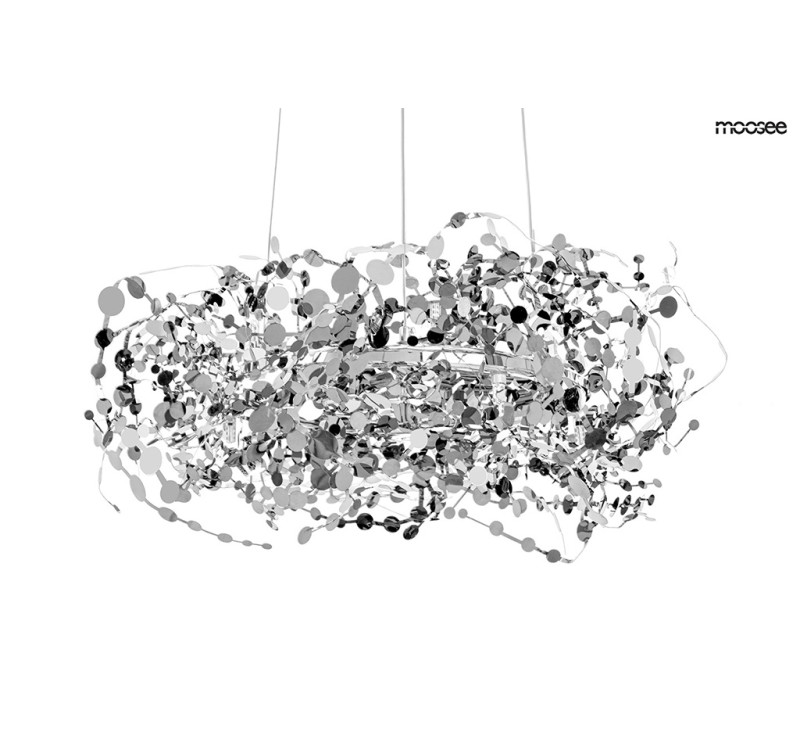 MOOSEE lampa wisząca MONETE 60 chrom