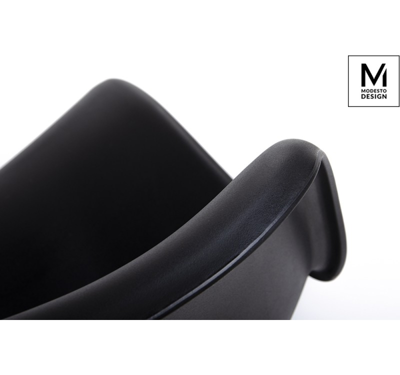 MODESTO krzesło HOVER czarne - polipropylen