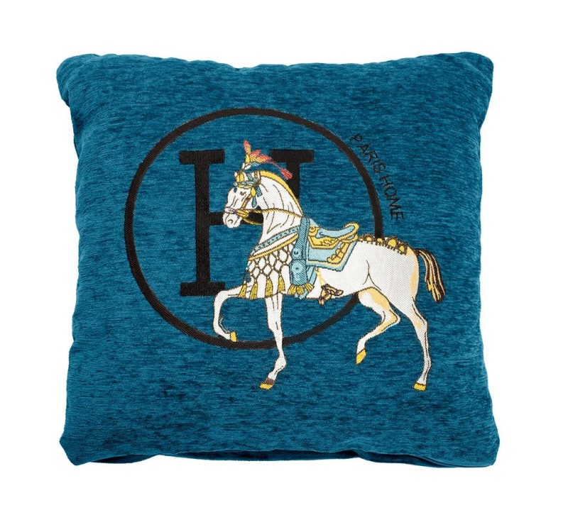 Poduszka dekoracyjna SHP PARIS HOME       niebieska