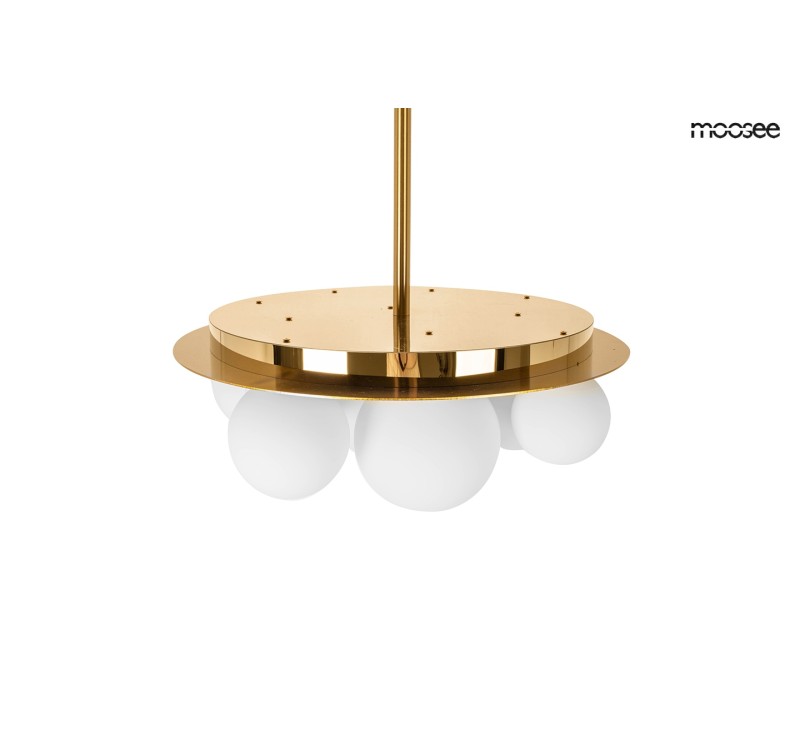 MOOSEE lampa wisząca BACARDI złota