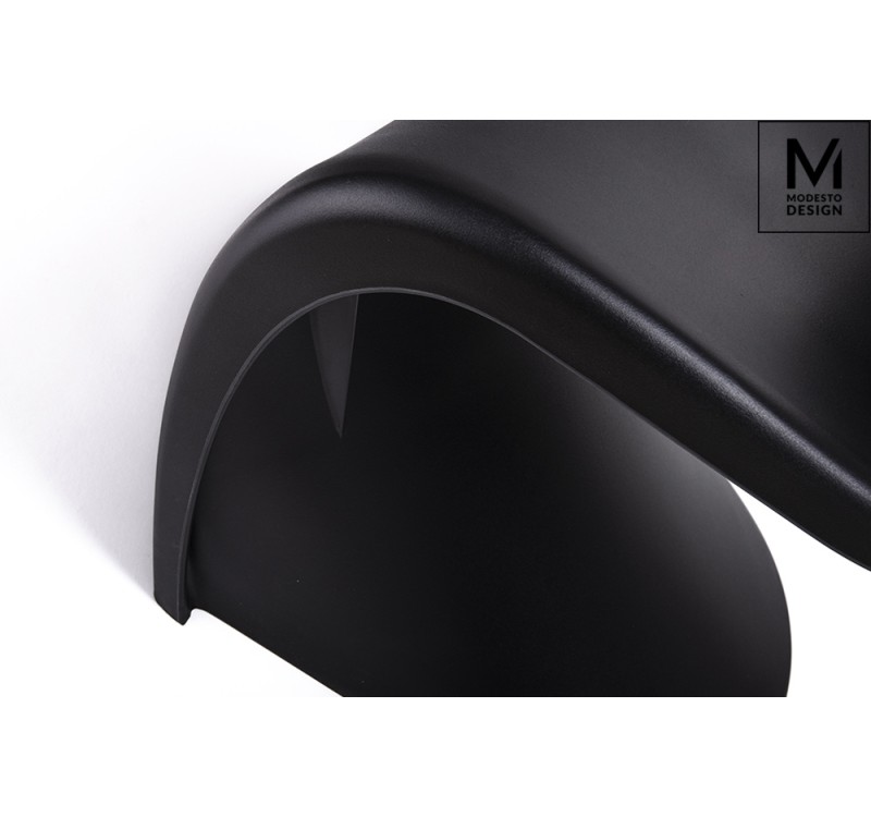 MODESTO krzesło HOVER czarne - polipropylen