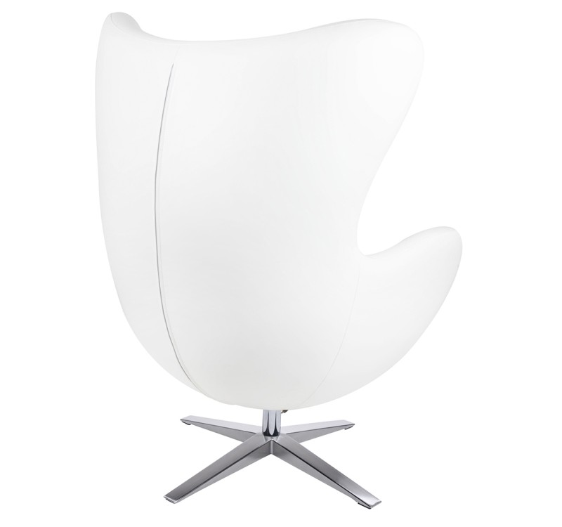 Fotel EGG SZEROKI PU biały