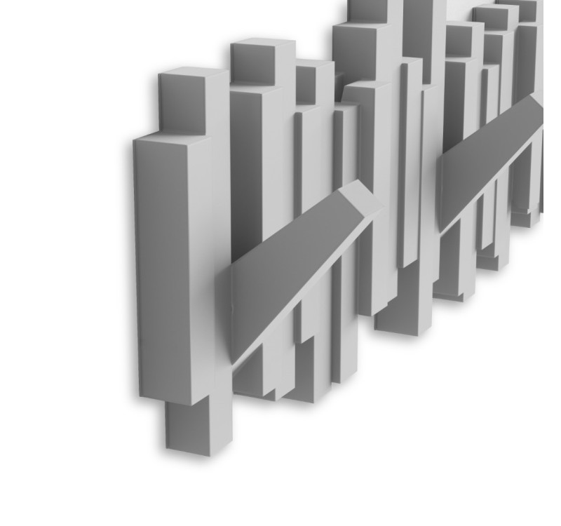 UMBRA wieszak na ubrania STICKS szary