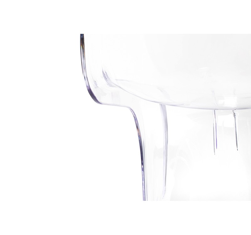 Krzesło HOVER PC transparentne - poliwęglan