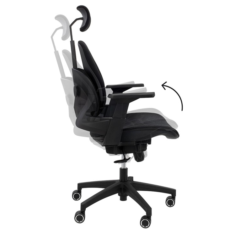 Fotel biurowy VENTILER czarny