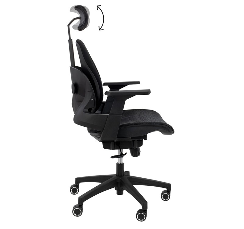 Fotel biurowy VENTILER czarny