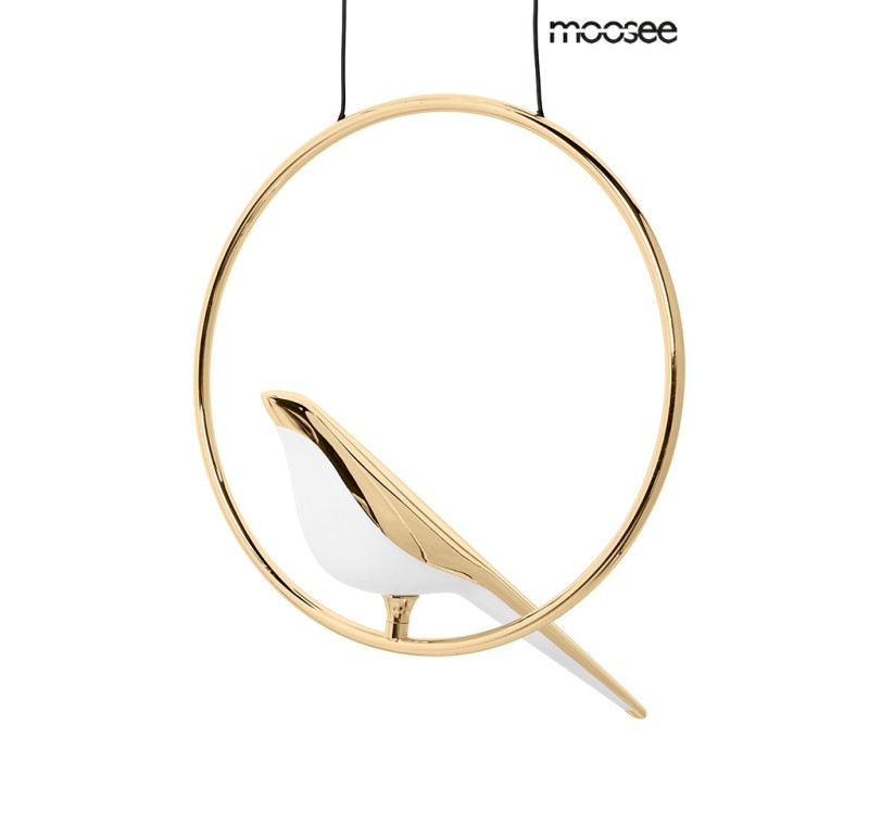 MOOSEE lampa wisząca BIRD LINE złota