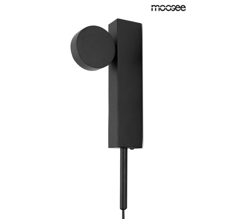 MOOSEE lampa ścienna CLARID BLACK czarna
