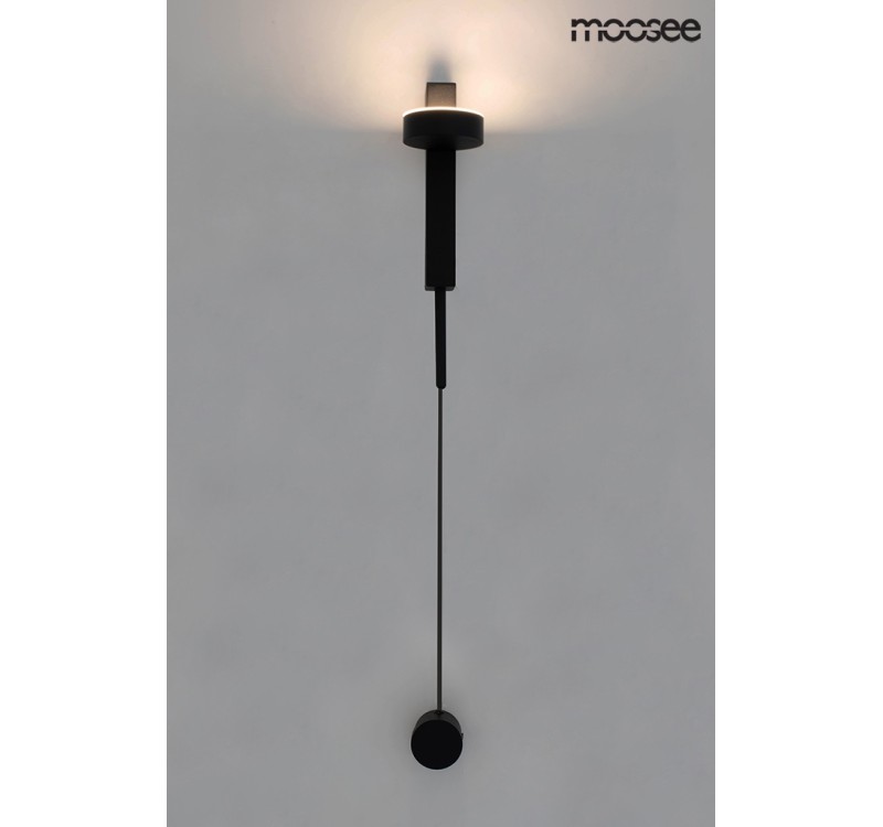 MOOSEE lampa ścienna CLARID BLACK czarna