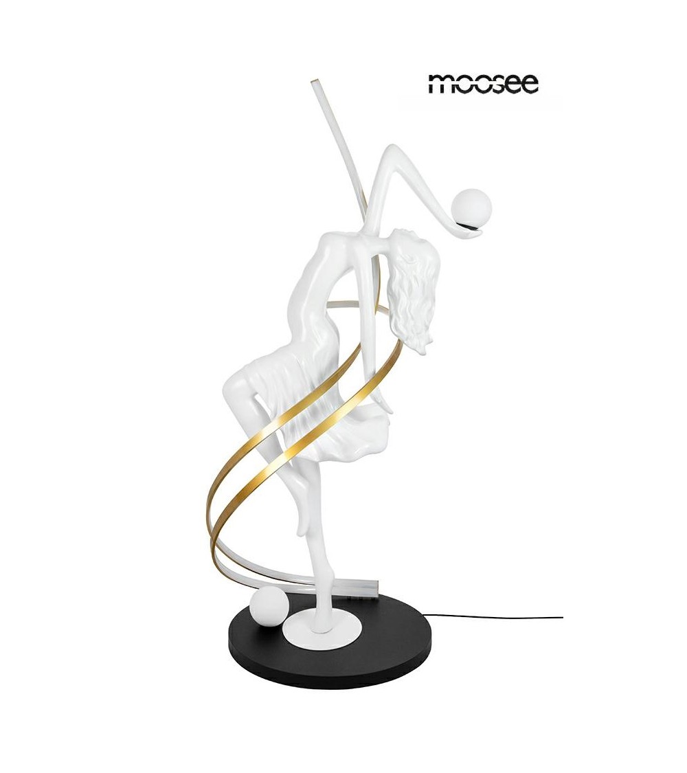 MOOSEE lampa podłogowa DANCING QUEEN  biała