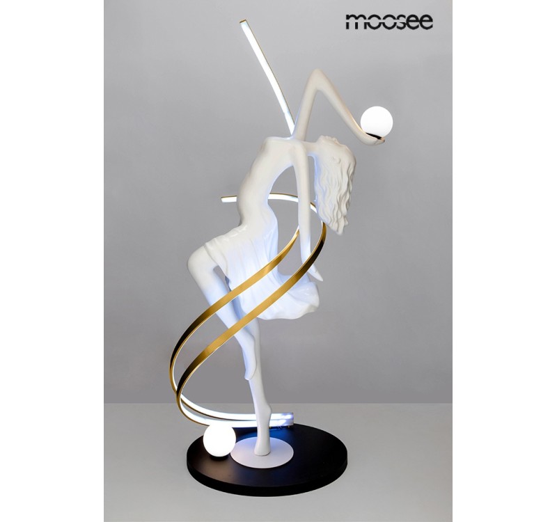 MOOSEE lampa podłogowa DANCING QUEEN  biała