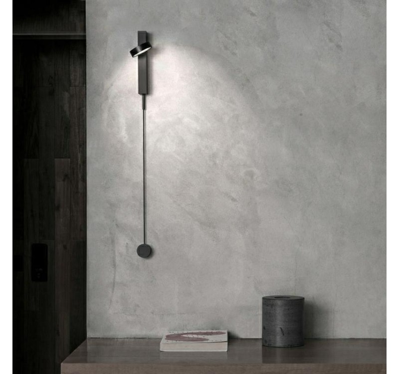 MOOSEE lampa ścienna CLARID BLACK czarna