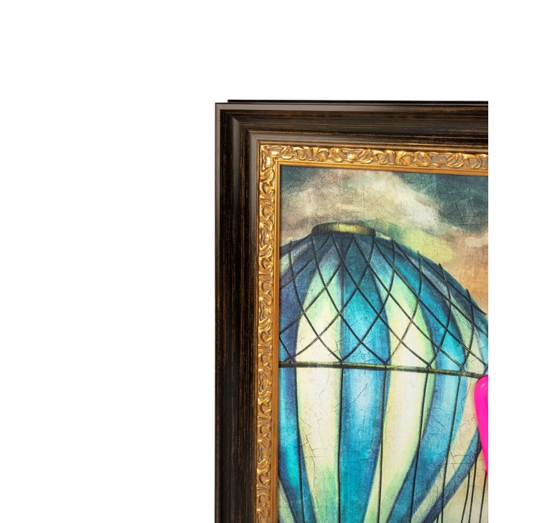 Obraz NEON BULLDOG BALOON 80x100 cm