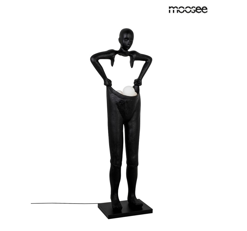 MOOSEE lampa podłogowa HUMAN HOUDINI      czarna