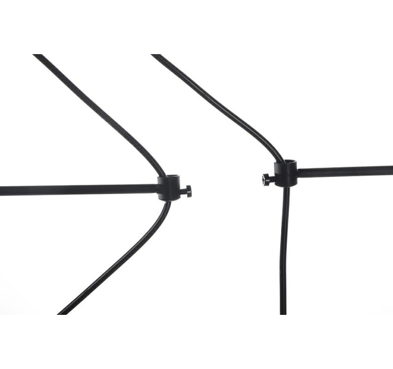 Lampa wisząca FLUSSO LINE 4 czarna