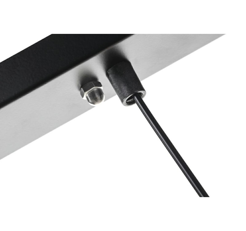 Lampa wisząca FLUSSO LINE 4 czarna