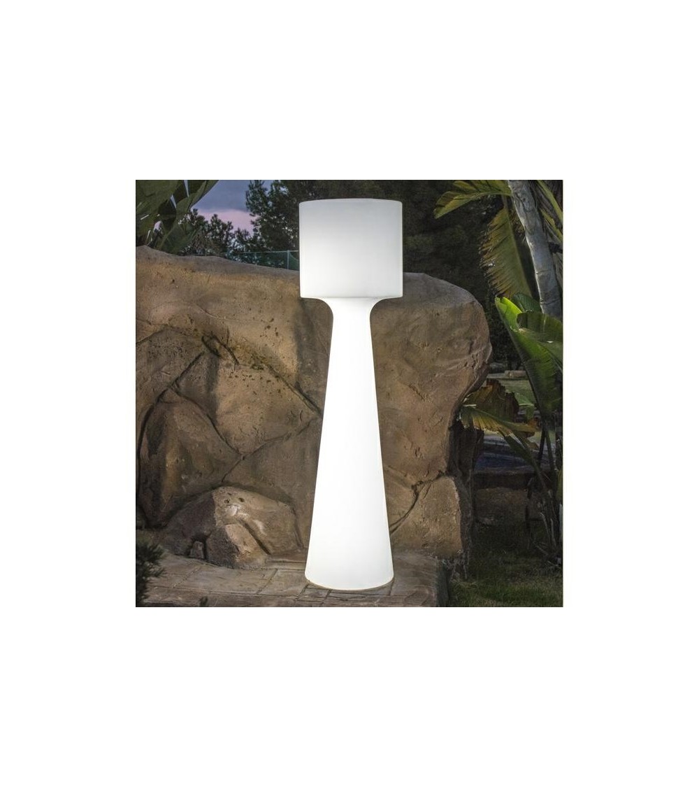 NEW GARDEN lampa ogrodowa GRACE 140  BATTERY biała