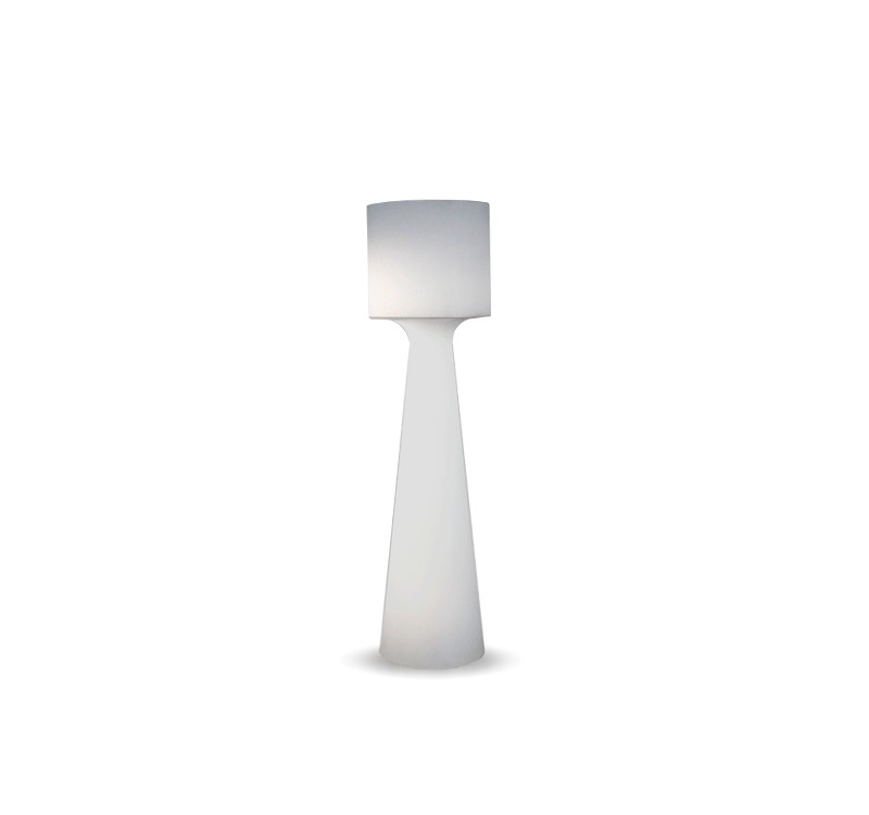 NEW GARDEN lampa ogrodowa GRACE 140  BATTERY biała