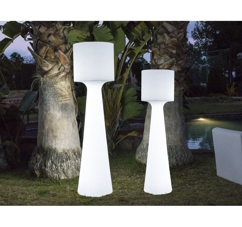 NEW GARDEN lampa ogrodowa GRACE 140  BATTERY biała