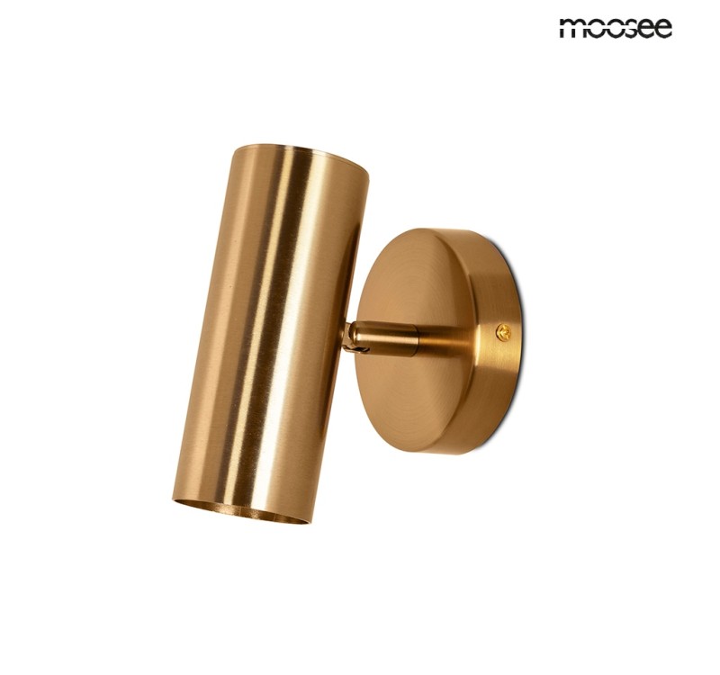 MOOSEE lampa ścienna SPOT złota