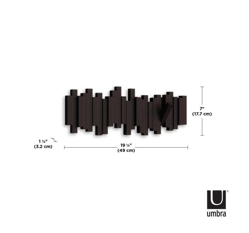 UMBRA wieszak na ubrania STICKS espresso