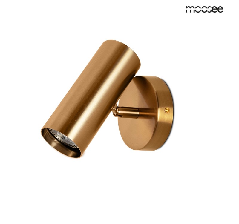 MOOSEE lampa ścienna SPOT złota