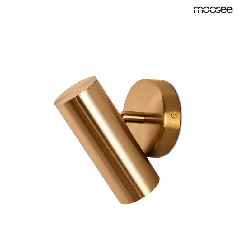 MOOSEE lampa ścienna SPOT złota