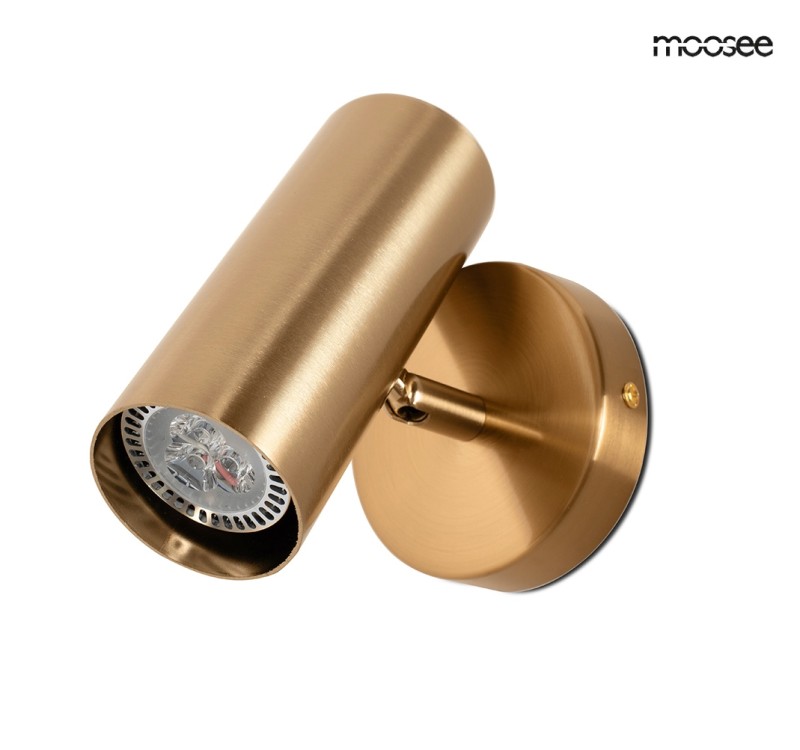 MOOSEE lampa ścienna SPOT złota