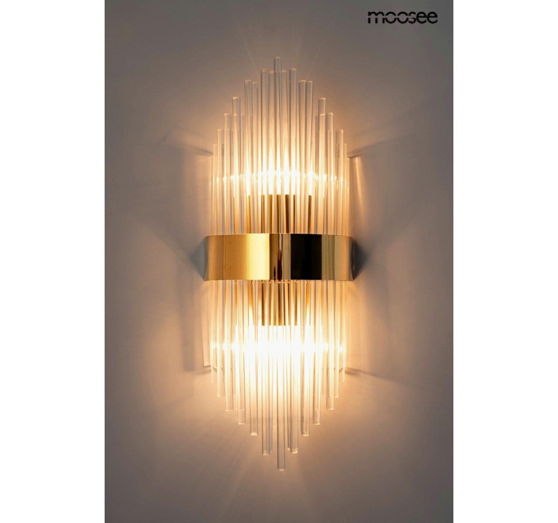 MOOSEE lampa ścienna FLORENS M złota