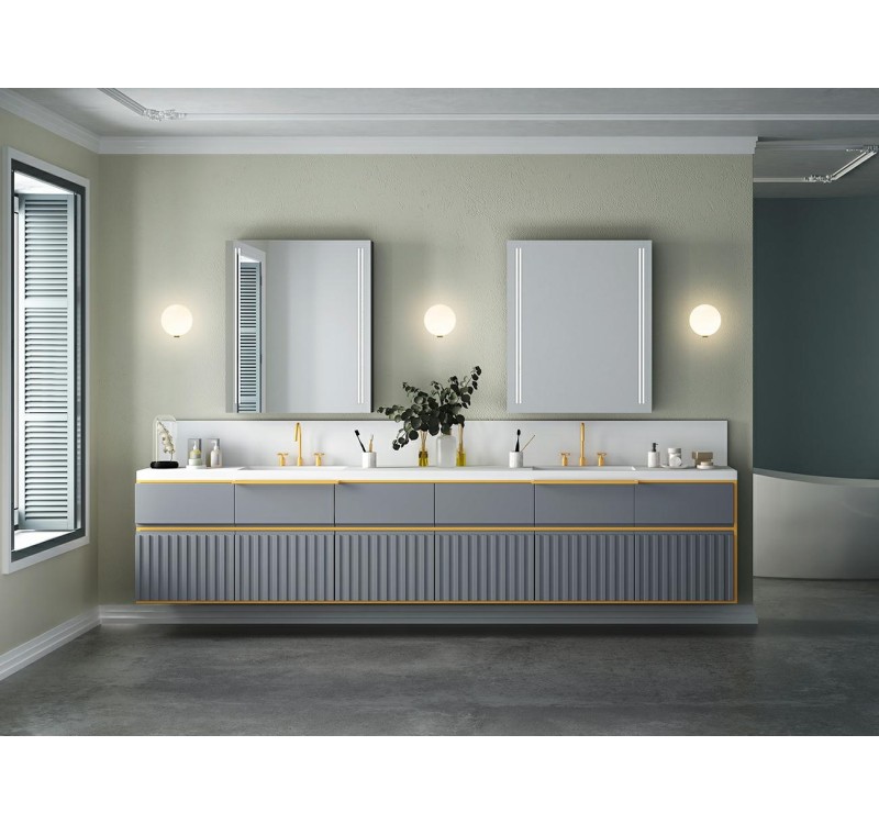 MOOSEE lampa ścienna BOLL złota