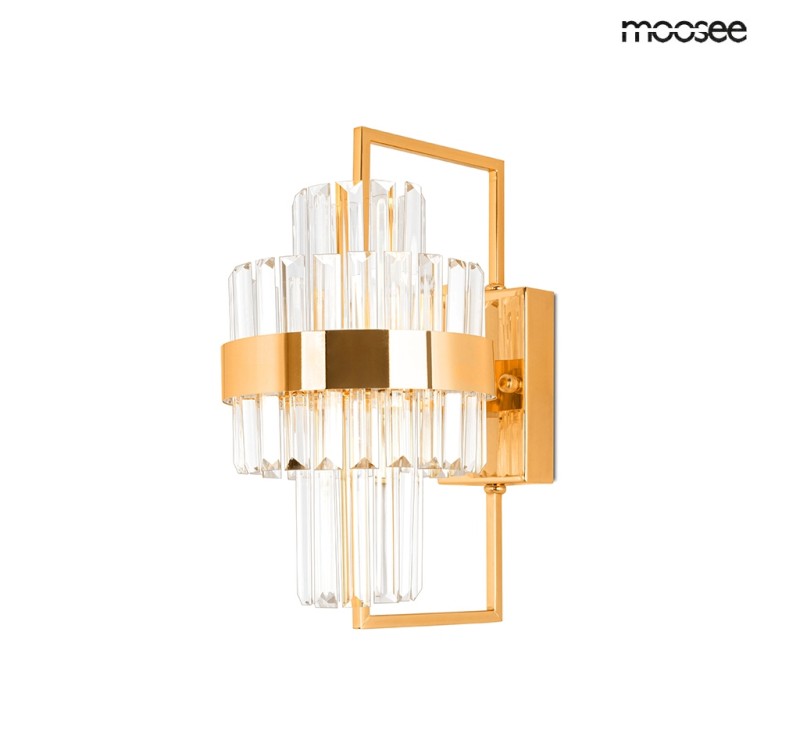 MOOSEE lampa ścienna IMPERO złota