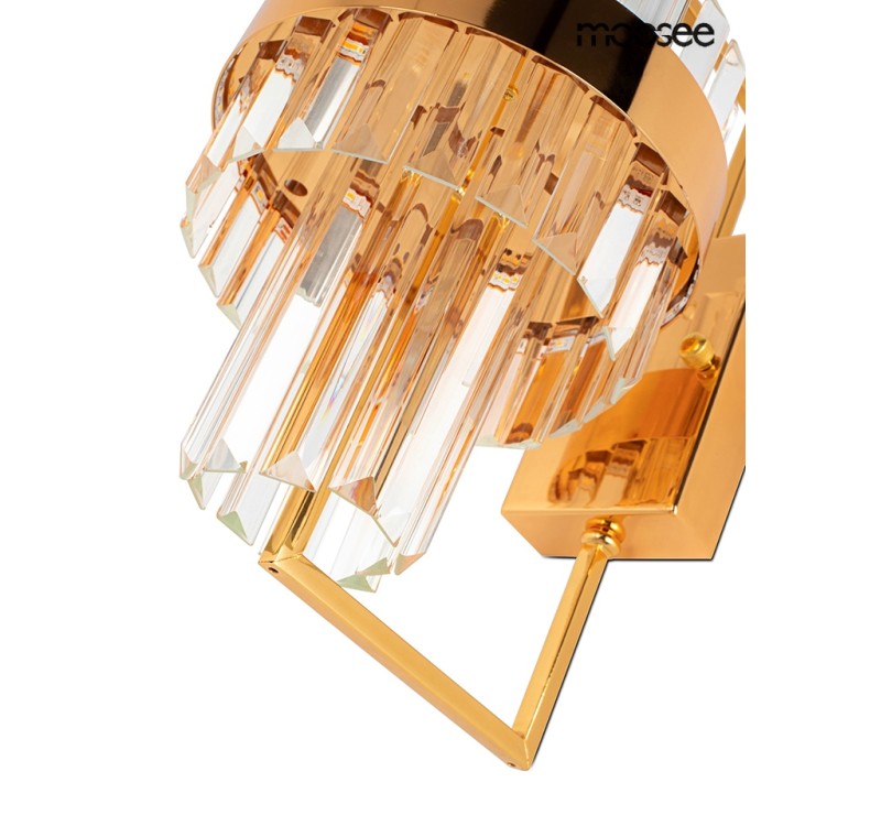 MOOSEE lampa ścienna IMPERO złota