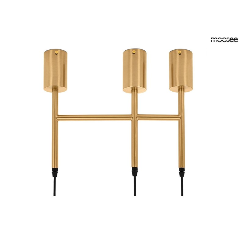MOOSEE lampa wisząca RIVA 5 złota