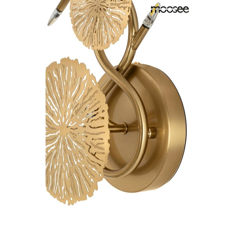 MOOSEE lampa ścienna LIRIO 6 złota