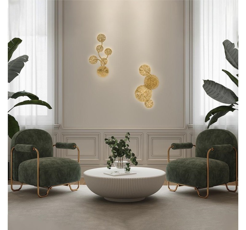 MOOSEE lampa ścienna LIRIO 6 złota