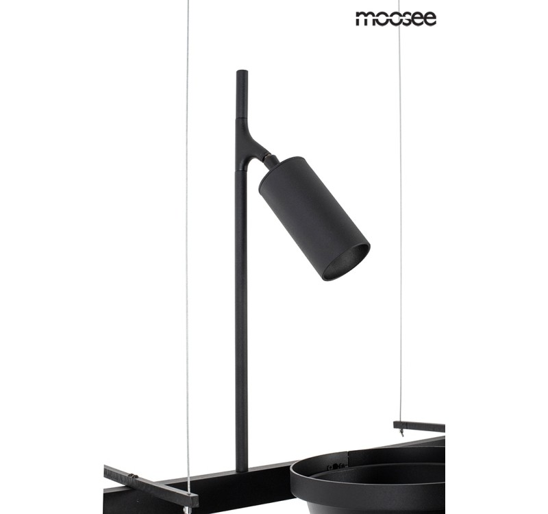 MOOSEE lampa wisząca PLANT czarna