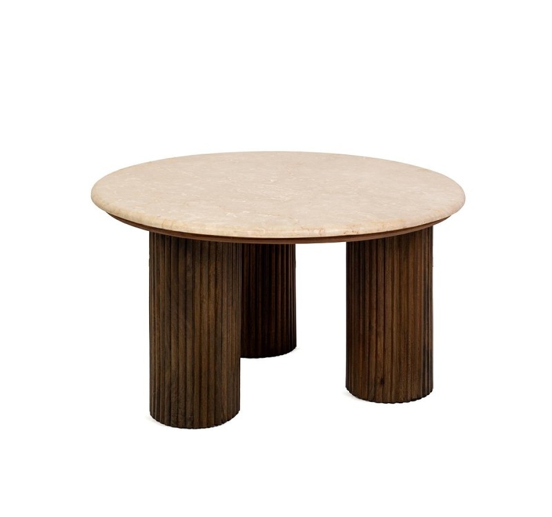 MaMaison stolik kawowy RAGNO marmur /     drewno