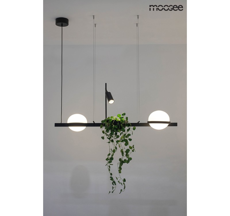 MOOSEE lampa wisząca PLANT czarna