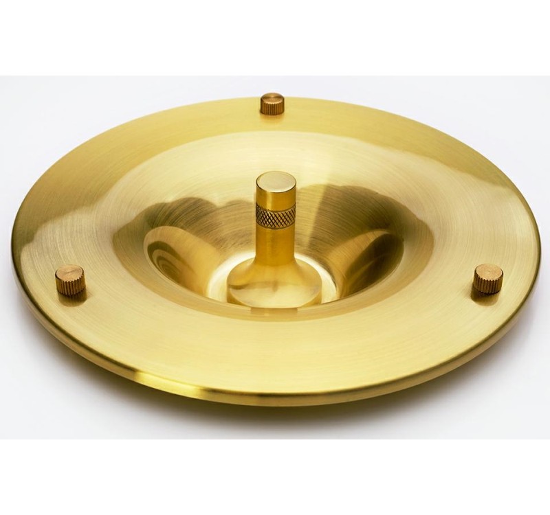 Lampa biurkowa ARTE biało-złota - aluminium, szkło