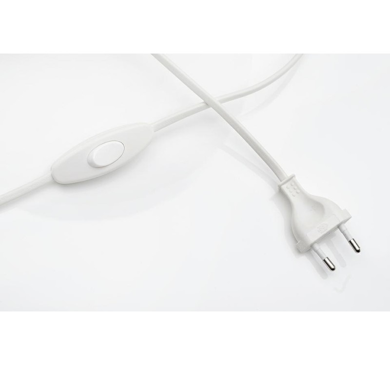 Lampa biurkowa ARTE biało-złota - aluminium, szkło