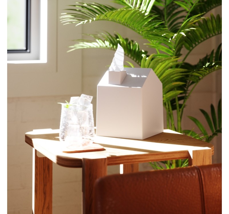 UMBRA pudełko na chusteczki CASA białe